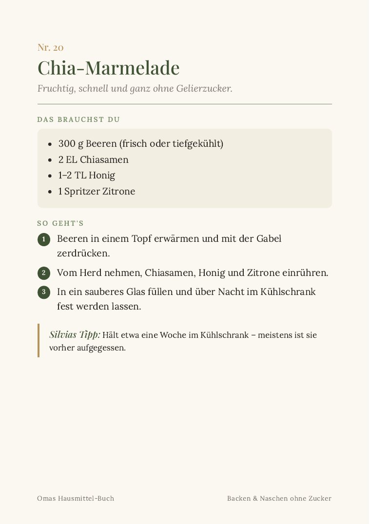 Rezept: Chia-Marmelade
